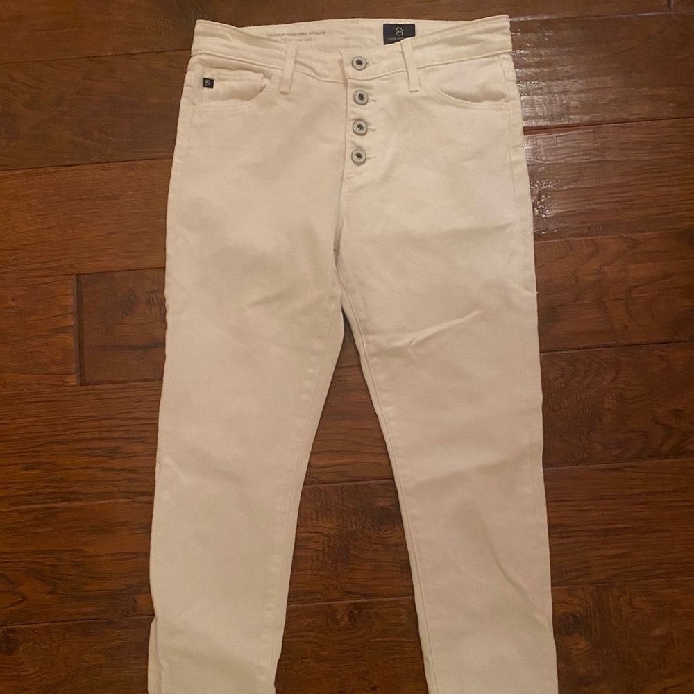 White AG skinny Jean.